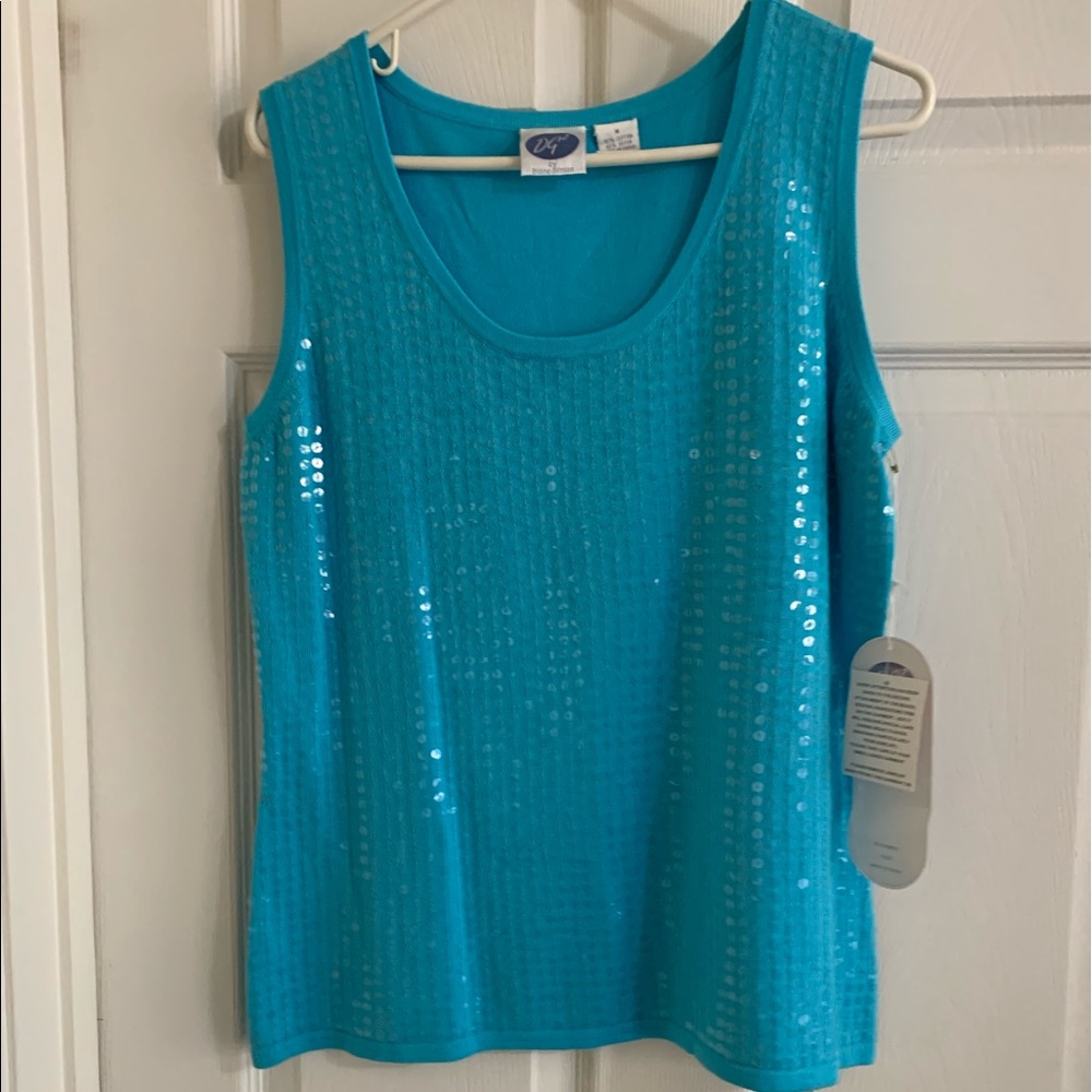 Sequin tank top